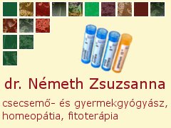 dr. Németh Zsuzsanna csecsemő és gyermekgyógyász szakorvos, homeopata orvos, fitoterapeauta